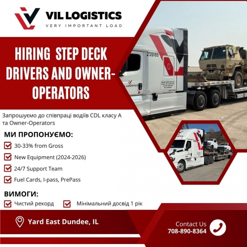 Hiring Step Deck Drivers And Owner-Operators