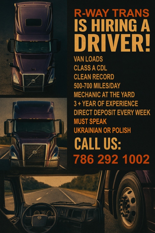 Looking for a driver CDL Class A 