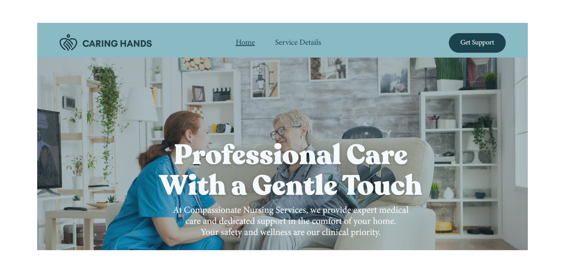 Делаем сайты для Nursing sevices