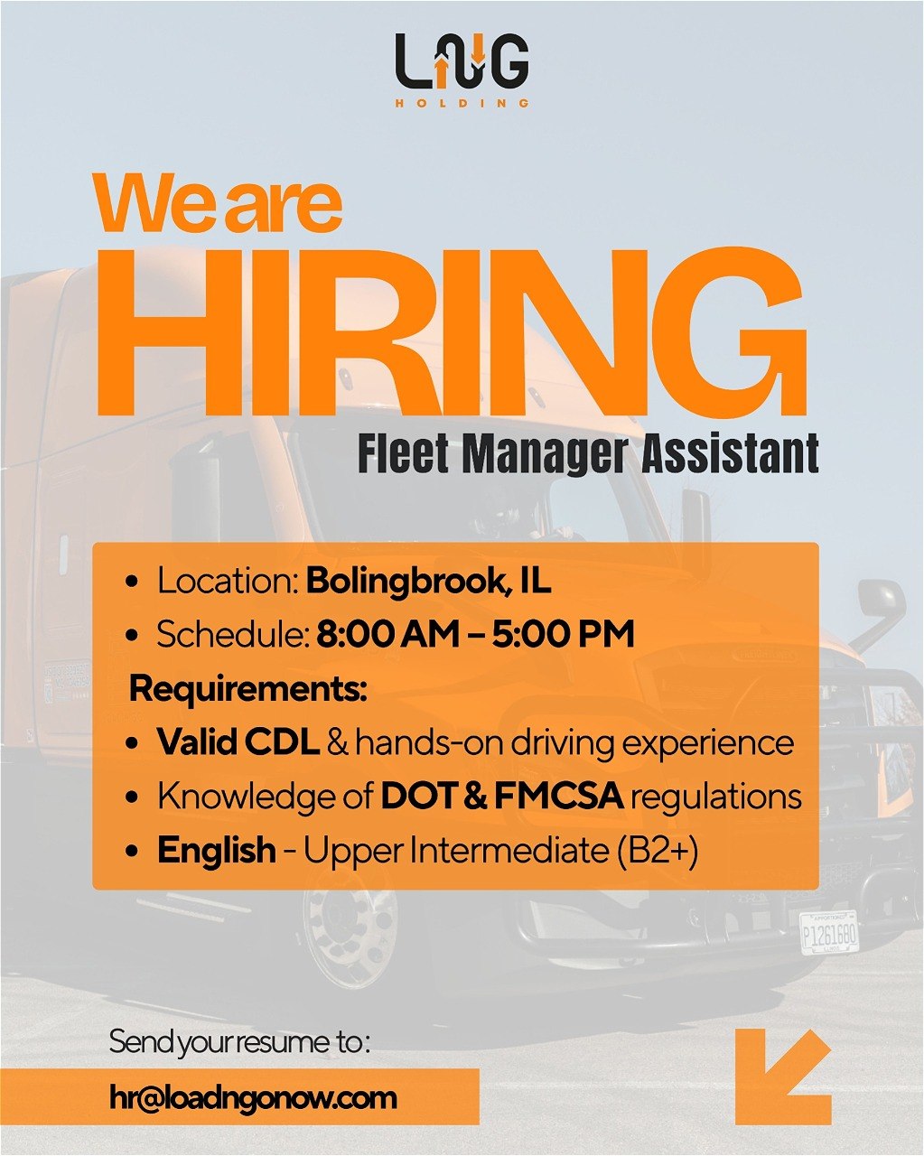 Looking for Fleet Assistant, IL
