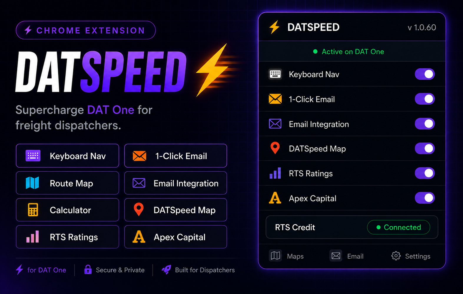 DATSpeed for DAT One (Chrome Extension)