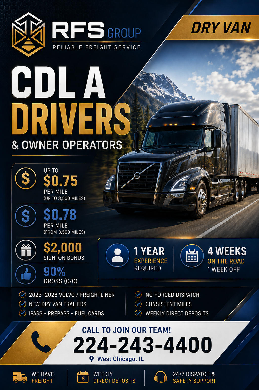 CDL drivers needed!