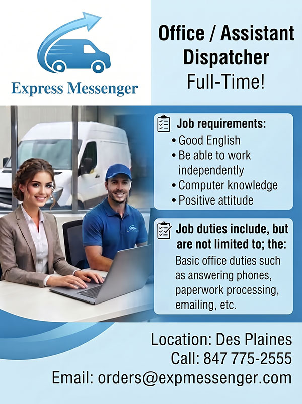 Office /Ассестан Dispatcher