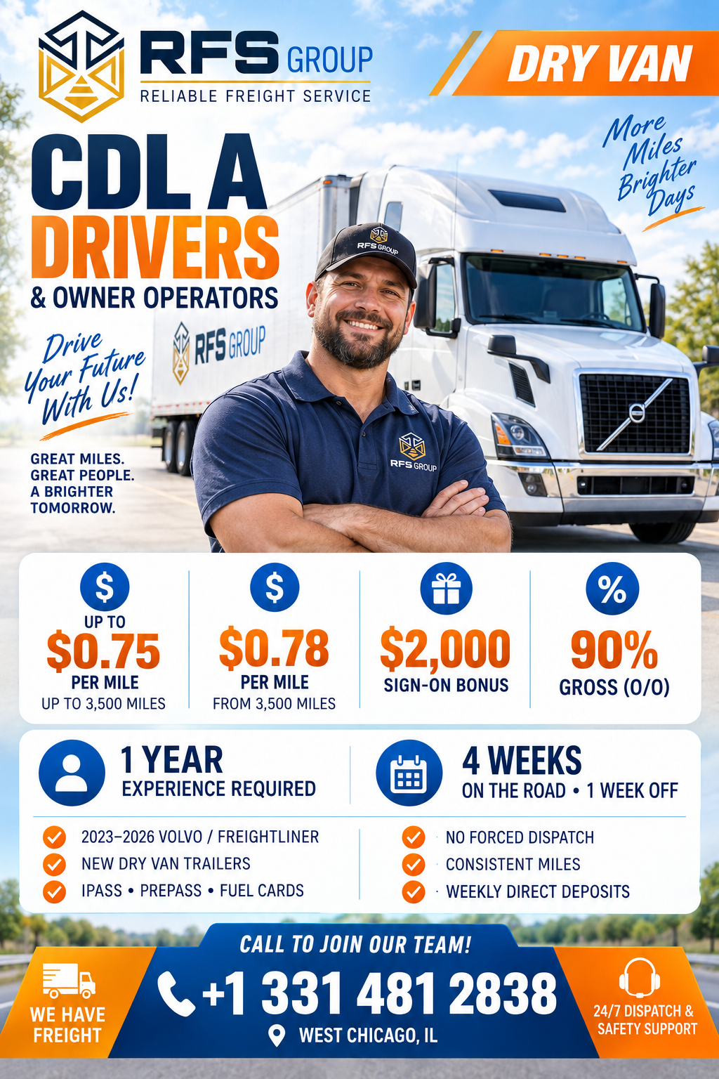 CDL A drivers needed!